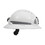 West Chester 280-EV6161MCR2 Evolution Deluxe 6161 Full Brim Mining Hard Hat with HDPE Shell, 6-Point Polyester Suspension, Wheel Ratchet Adjustment and CR2 Reflective Kit, Price/Each