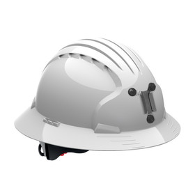 PIP 280-EV6161M Evolution Deluxe 6161 Full Brim Mining Hard Hat with HDPE Shell, 6-Point Polyester Suspension and Wheel Ratchet Adjustment