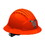 West Chester 280-EV6161M Evolution Deluxe 6161 Full Brim Mining Hard Hat with HDPE Shell, 6-Point Polyester Suspension and Wheel Ratchet Adjustment, Price/Each