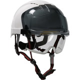 PIP 280-EVLV-CH EVO VISTA ASCEND Type I, Vented Industrial Safety Helmet with fully adjustable four point chinstrap, Lightweight ABS Shell, Integrated ANSI Z87.1 Eye Protection