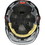 PIP 280-EVLV-CH EVO VISTA ASCEND Type I, Vented Industrial Safety Helmet with fully adjustable four point chinstrap, Lightweight ABS Shell, Integrated ANSI Z87.1 Eye Protection, Price/each