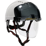 PIP 280-EVSV-CH EVO VISTA ASCEND Type I, Vented Industrial Safety Helmet with fully adjustable four point chinstrap, Lightweight ABS Shell, Integrated Faceshield
