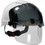 PIP 280-EVSV EVO VISTAshield Type I, Vented Industrial Safety Helmet with Lightweight ABS Shell, Integrated ANSI Z87.1 Faceshield, 6-Point Polyester Suspension and Wheel Ratchet Adjustment, Price/each
