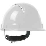 PIP 280-HP1141RSPV Logan Short Brim, Vented, Cap Style Hard Hat with HDPE Shell, 4-Point Textile Suspension and Wheel Ratchet Adjustment