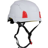 West Chester 280-HP1491RVM Traverse Vented, Industrial Climbing Helmet with Mips Technology, ABS Shell, EPS Foam Impact Liner, HDPE Suspension, Wheel Ratchet Adjustment and 4-Point Chin Strap