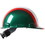 PIP 280-HP341R-MEX Dom Cap Style Smooth Dome Hard Hat with HDPE Shell, 4-Point Textile Suspension, Graphic Wrap and Wheel-Ratchet Adjustment