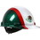 PIP 280-HP341R-MEX Dom Cap Style Smooth Dome Hard Hat with HDPE Shell, 4-Point Textile Suspension, Graphic Wrap and Wheel-Ratchet Adjustment
