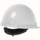 PIP 280-HP341R Dom Cap Style Smooth Dome Hard Hat with HDPE Shell, 4-Point Textile Suspension and Wheel-Ratchet Adjustment