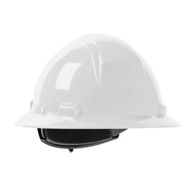 West Chester 280-HP641R Kilimanjaro Full Brim Hard Hat with HDPE Shell, 4-Point Textile Suspension and Wheel Ratchet Adjustment