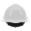 PIP 280-HP642R Kilimanjaro Type II Full Brim Hard Hat with HDPE Shell, 4-Point Textile Suspension and Wheel Ratchet Adjustment, Price/each