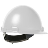 PIP 280-HP841R Stromboli Cap Style Smooth Dome Hard Hat with ABS/Polycarbonate Shell, 4-Point Textile Suspension and Wheel-Ratchet Adjustment