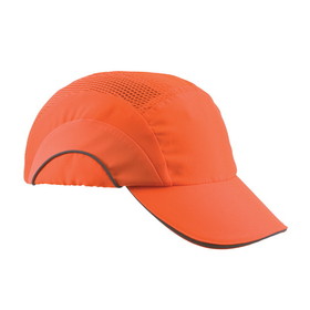 West Chester 282-ABR170-OR HardCap A1+ Hi-Vis Baseball Style Bump Cap with HDPE Protective Liner and Adjustable Back