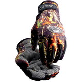 PIP 2910 Caiman MAG Multi-Activity Glove with Synthetic Leather Silicone Grip Palm and Camouflage Print Fleece Back