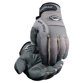PIP 2969 Caiman MAG Multi-Activity Glove with Sheep Grain Leather Padded Palm and Silver AirMesh Back