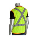 West Chester 302-0210 PIP ANSI Type R Class 2 and CAN/CSA Z96 X-Back Breakaway Mesh Vest