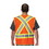 PIP 302-0211 PIP ANSI Type R Class 2 and CAN/CSA Z96 Two-Tone X-Back Breakaway Mesh Vest, Price/Each
