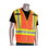 West Chester 302-0212 PIP ANSI Type R Class 2 Two-Tone Five Pocket Breakaway Mesh Vest, Price/Each