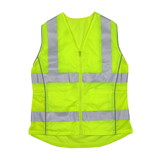 West Chester 302-0312 PIP ANSI Type R Class 2 Woman's Contoured Vest with Solid Front, Mesh Back and Adjustable Waist