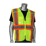 West Chester 302-0590 PIP ANSI Type R Class 2 Expandable Two-Tone Mesh Breakaway Vest