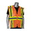West Chester 302-0590 PIP ANSI Type R Class 2 Expandable Two-Tone Mesh Breakaway Vest, Price/Each