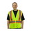 West Chester 302-0600D PIP ANSI Type R Class 2 Two-Tone Mesh Vest with &quot;D&quot; Ring Access, Price/Each