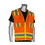 West Chester 302-0700 PIP ANSI Type R Class 2 Two-Tone Ten Pocket Surveyors Tech Vest, Price/Each