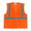 West Chester 302-0702Z PIP ANSI Type R Class 2 Two Pocket Zipper Mesh Vest, Price/Each