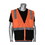 West Chester 302-0710B PIP ANSI Type R Class 2 Five Pocket Value Mesh Vest with Black Bottom Front, Price/Each
