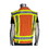 West Chester 302-0900 PIP ANSI Type R Class 2 Two-Tone Fifteen Pocket Tech-Ready Ripstop Surveyors Vest with Mesh Back, Price/Each