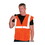 West Chester 302-5PV PIP ANSI Type R Class 2 Three Pocket Solid Breakaway Vest, Price/Each