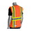 West Chester 302-MAP PIP ANSI Type R Class 2 Two-Tone Eleven Pocket Premium Solid Surveyors Vest, Price/Each