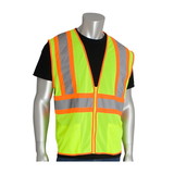 West Chester 302-MV PIP ANSI Type R Class 2 Value Two-Tone Mesh Vest