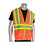 West Chester 302-MV PIP ANSI Type R Class 2 Value Two-Tone Mesh Vest, Price/Each