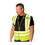 West Chester 302-PSV-BLK-NL PIP ANSI Type P Class 2 Public Safety Vest, Price/Each