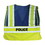 West Chester 302-PSV-BLU PIP ANSI Type P Class 2 Public Safety Vest - POLICE Logo, Price/Each