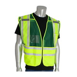 West Chester 302-PSV-GRN PIP ANSI Type P Class 2 Incident Command Safety Vest