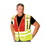 West Chester 302-PSV-RED PIP ANSI Type P Class 2 Public Safety Vest - FIRE Logo, Price/Each