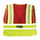 West Chester 302-PSV-RED PIP ANSI Type P Class 2 Public Safety Vest - FIRE Logo, Price/Each