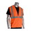 West Chester 302-WCENGZ PIP ANSI Type R Class 2 Value Zipper Solid Vest, Price/Each