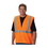 West Chester 302-WCENGZ PIP ANSI Type R Class 2 Value Zipper Solid Vest, Price/Each