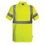 PIP 304ST ANSI Type R Class 3 Short Sleeve Moisture Wicking Polo Shirt with UPF 35 Sun Protection