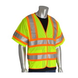 West Chester 305-HSVPFR PIP ANSI Type R Class 3 FR Treated Two-Tone Mesh Vest