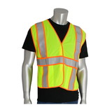 West Chester 305-USV5FR PIP ANSI Type R Class 2 Two-Tone Expandable FR Treated Mesh Vest