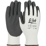 PIP 31-530R G-Tek ECO Series Seamless Knit Recycled Yarn / Spandex Blended Glove with Nitrile Coated MicroSurface Grip on Palm & Fingers