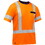 West Chester 313M1118H-O/S Ansi Type R Class 3, Short Sleeve T-Shirt, Chest Pocket, Price/each