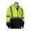 PIP 323-1370B PIP ANSI Type R Class 3 Full Zip Hooded Sweatshirt with Black Bottom, Price/Each
