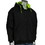 PIP 323-1400S ANSI Type R Class 3 Reversible Full Zip Hooded Sweatshirt with Black Bottom, Price/each