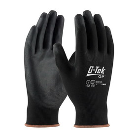 PIP 33-B125V G-Tek GP Seamless Knit Nylon Glove with Polyurethane Coated Flat Grip on Palm &amp; Fingers - Vend-Ready