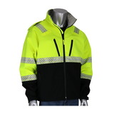 West Chester 333-1550 PIP ANSI Type R Class 3 Ripstop Softshell Black Bottom Jacket