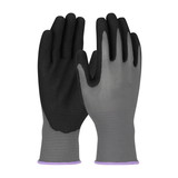 West Chester 34-300 G-Tek GP Seamless Knit Polyester Glove with Nitrile Coated MicroSurface Grip on Palm & Fingers - 13 Gauge